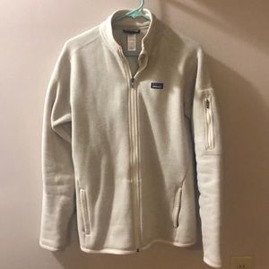 Cream Patagonia Zip up Jacket